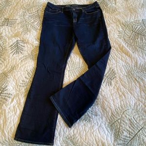Mossimo Mid-Rise Boot Cut Jeans Denim